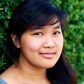 A photo of Angela Tran. The photo leads to their website.